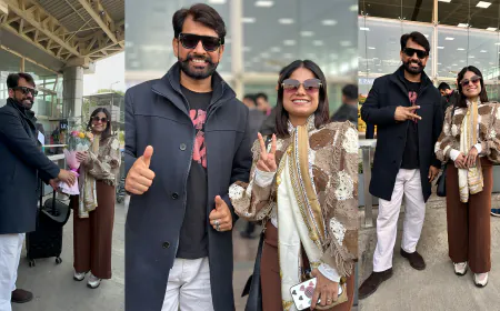 Singer Jyotica Tangri Arrives in Jaipur for Musical Shoot, Welcomed by Actor-Producer Honey Trouper