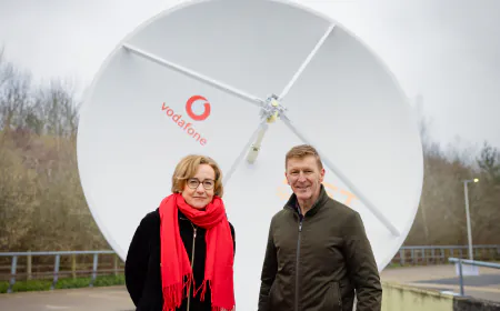 Vodafone made the first video call from space without a satellite phone and created history