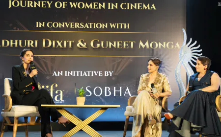 IIFA Celebrates Women in Cinema: Madhuri Dixit & Guneet Monga Share Their Inspiring Journey