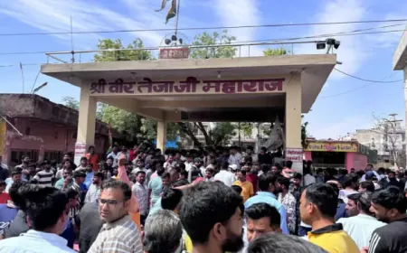 Tension in Jaipur After Veer Tejaji Idol Vandalized, Protesters Block Tonk Road – Heavy Police Deployment