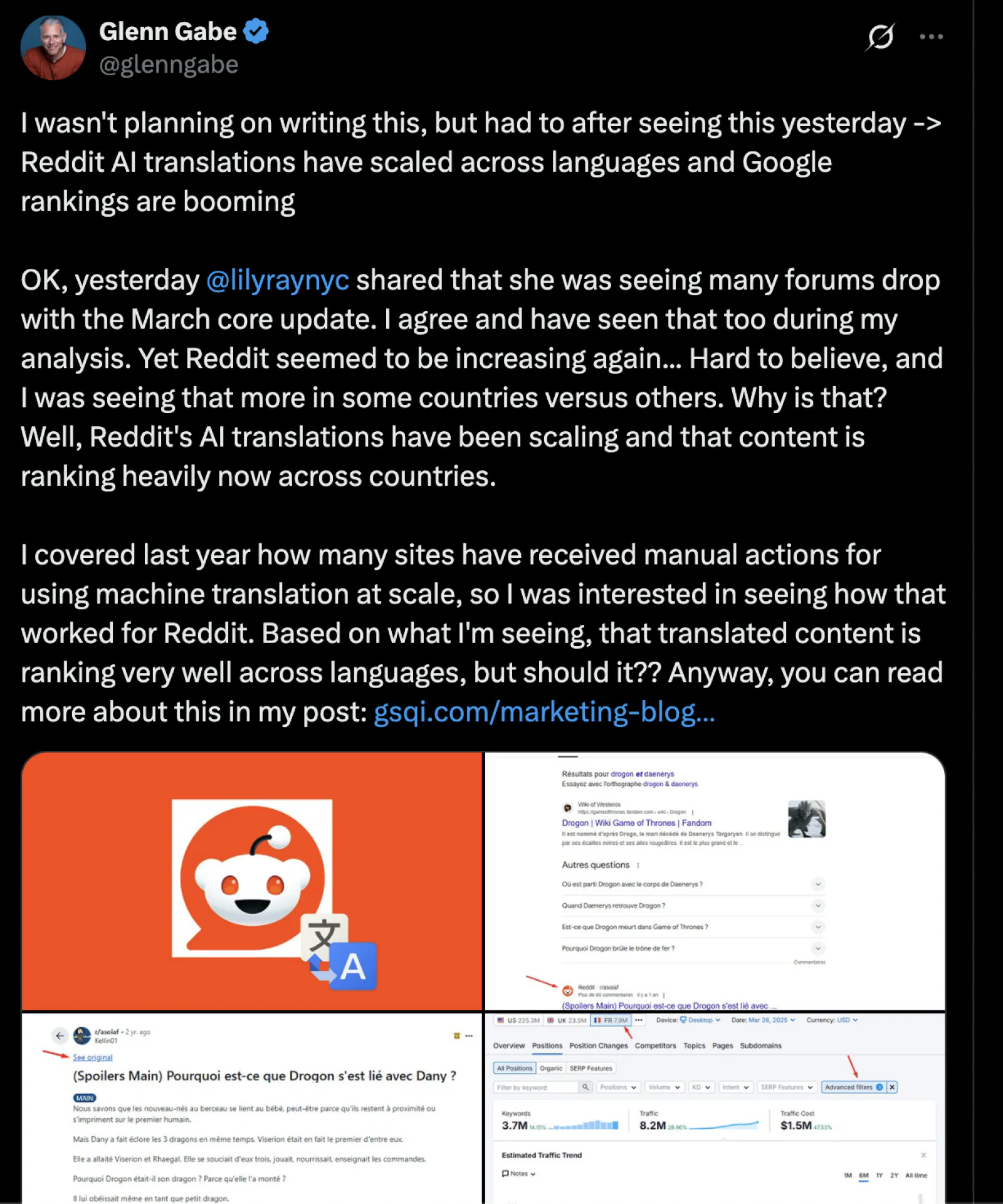 AI content is ranking in search, is Google's policy just like ivory