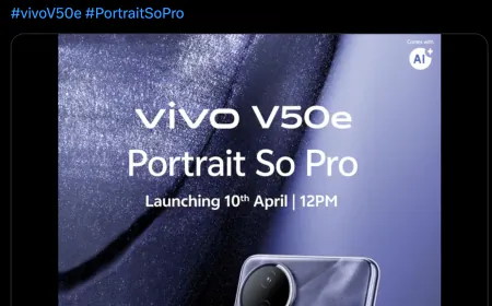V50e launch date confirmed, equipped with amazing camera along with big battery