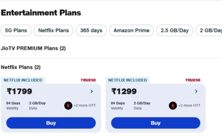 Jio's two plans offer free Netflix and JioHotstar subscription, see price and other benefits