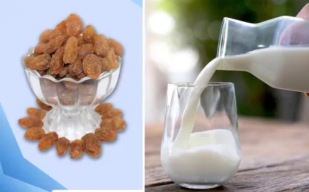 Milk and Raisins: A Natural Way to Boost Energy and Health