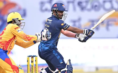 Mangalore Dragons Crush Bengaluru Blasters by 9 Wickets in Maharaja Trophy 2025