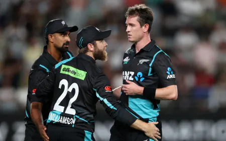 Williamson, Conway, Allen, Ferguson, Seifert to Feature in NZ Squad for 2026 T20 World Cup