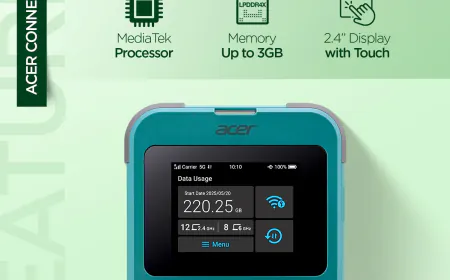 Acer Launches Connect M4 5G Hotspot in India at ₹19,999 With Tri-SIM Support