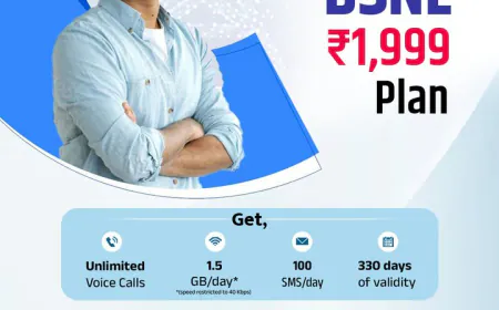 BSNL's Affordable 11-Month Prepaid Plan: Daily High-Speed ​​1.5GB Data and Unlimited Calling