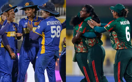 Bangladesh Collapse Hands Sri Lanka a Dramatic Win in Women’s World Cup Thriller
