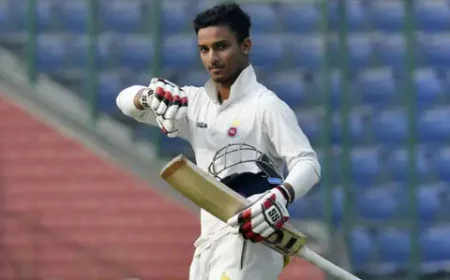 Delhi Captain Ayush Badoni to Play Ranji Match Before Joining India A Squad