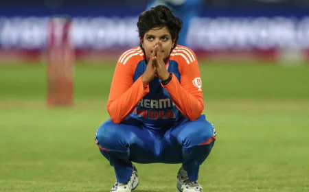 Shefali Verma Makes Comeback as Pratika Rawal Ruled Out of World Cup Semi-Final