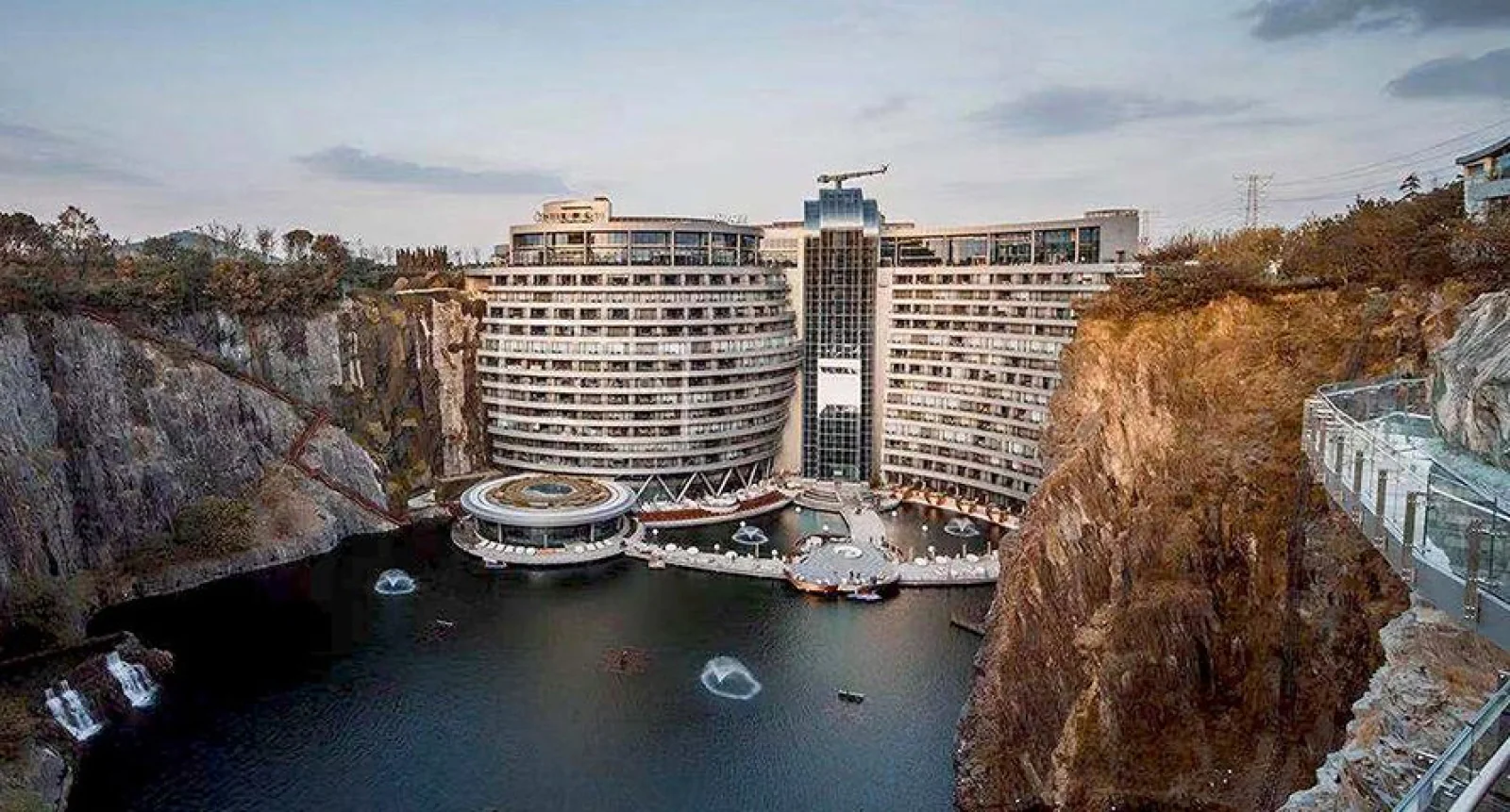 Luxury Meets Innovation in Shanghai’s 88-Meter-Deep Waterfall Hotel