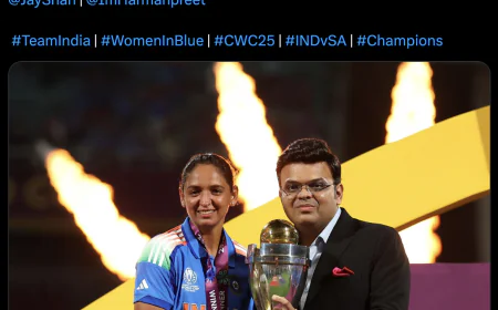 BCCI Announces Record ₹51 Crore Reward for India’s Women’s World Cup Champions